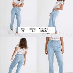Madewell Pull On Relaxed Jeans
